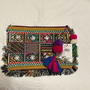 Steve Madden colorful clutch